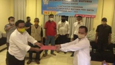 Hasuri Kembali Pimpin Pokja Wartawan Banten Hasil Aklamasi