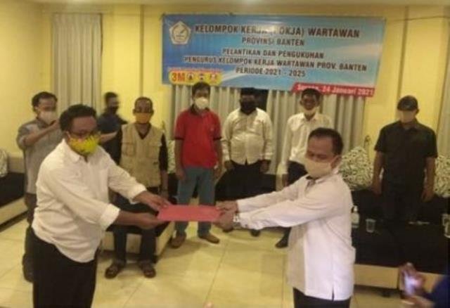 Hasuri Kembali Pimpin Pokja Wartawan Banten Hasil Aklamasi