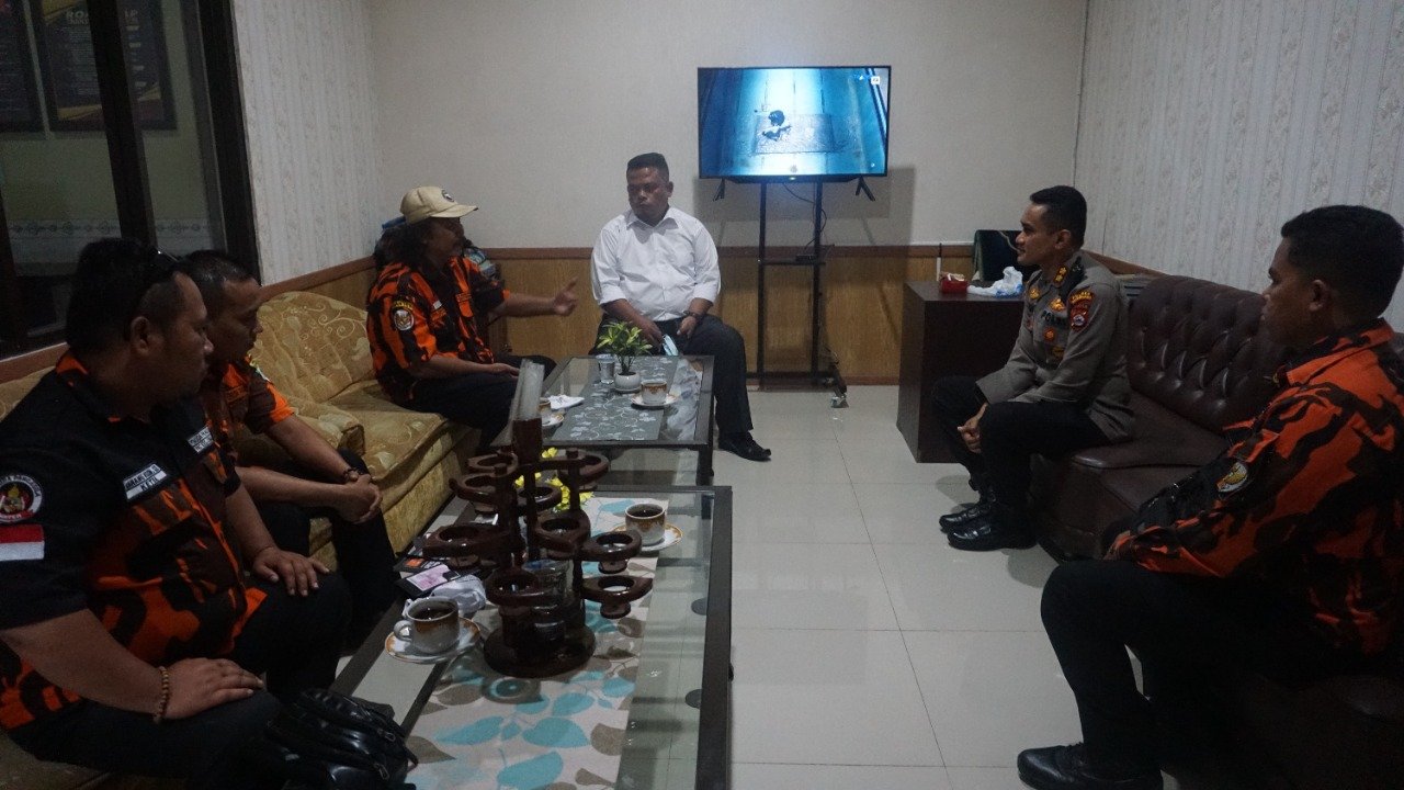 Ormas Pemuda Pancasila Kunjungi Kapolres Pandeglang