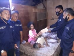 Forum TNI-Polri Pariaman Serahkan Bantuan untuk Warga Sakit Keras