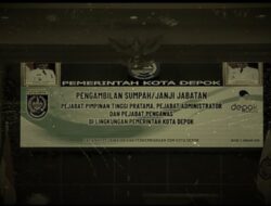 Pemerintah Kota Depok Laksanakan Pengambilan Sumpah Janji Jabatan