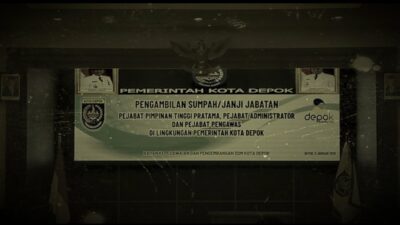 Pemerintah Kota Depok Laksanakan Pengambilan Sumpah Janji Jabatan