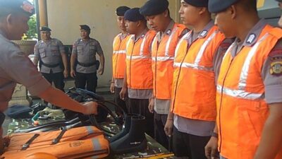 Brimob Polda Bali Siaga SAR Antisipasi Kerawanan di Wisata
