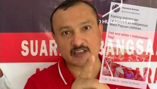 Ferdinand Hutahaean Kritik Pernyataan Veronica Koman di Media Sosial