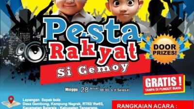 Ribuan Warga Hadiri Pesta Rakyat Si Gemoy