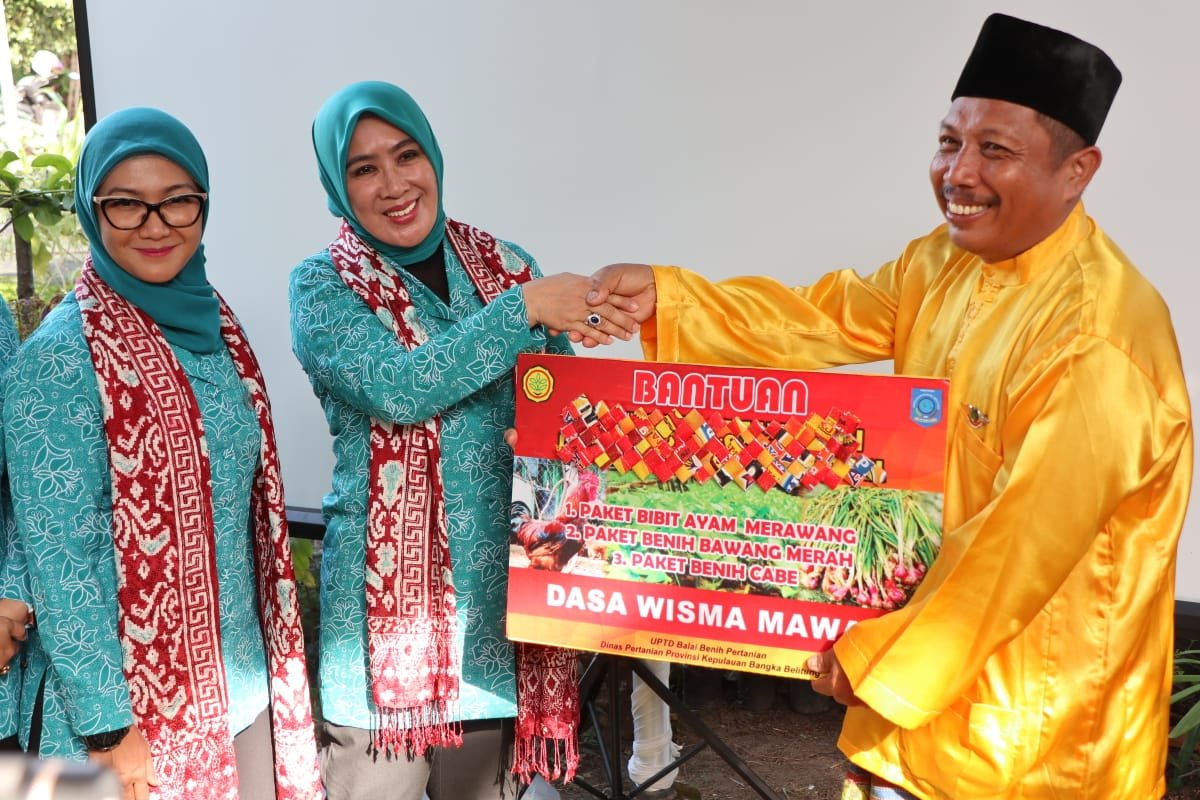 Ketua TPKK Bangka Sambut Ketua Umum TPKK Pusat