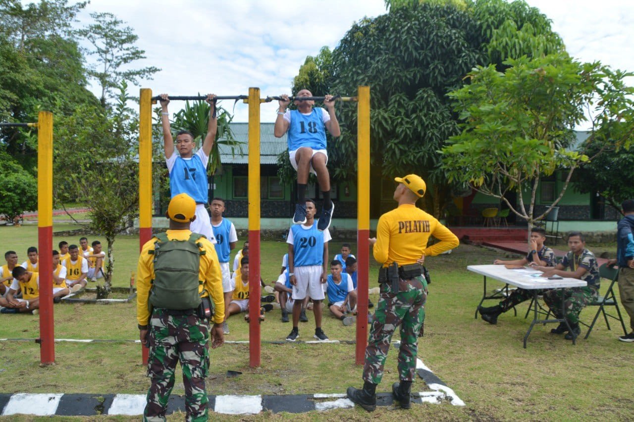 Kodim 1710/Mimika Tes Kesamaptaan Casis Cata PK Lintas Agama