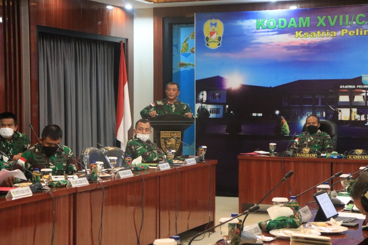PON XX Segera Dibuka, Pangdam XVII/Cenderawasih Pimpin Rapat Kesiapan