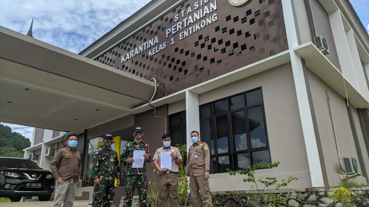 Satgas Pamtas Yonif 642 Gagalkan Penyelundupan Satwa Ilegal di Perbatasan RI-Malaysia