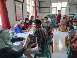 AKP Aam Marto Hadiri Kegiatan Vaksinasi di Desa Katapang Wanasalam