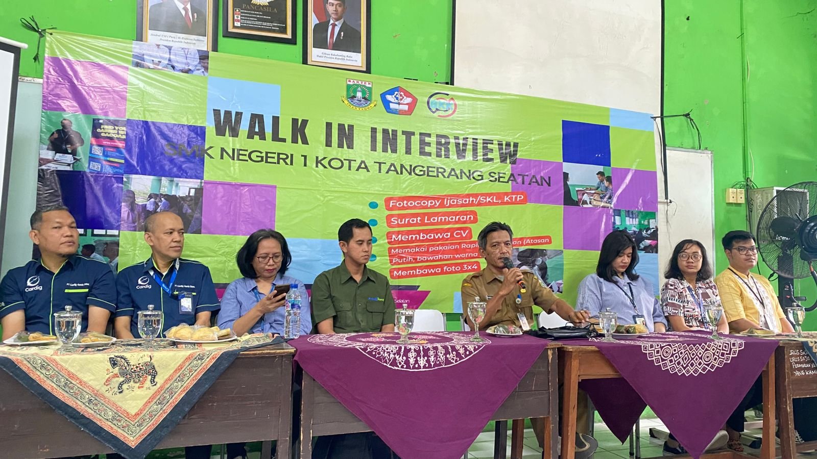 SMKN 1 Tangsel Gelar Walk in Interview 250 Alumni Diterima 8 Perusahaan Besar