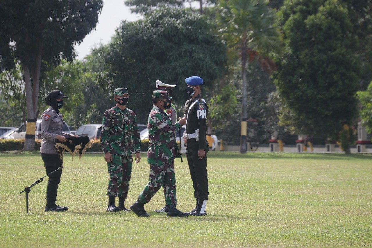 Pangkogabwilhan I Pimpin Apel Gelar Pasukan Operasi Lilin Seligi 2020 di Polda Kepri