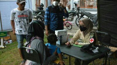 Denkesyah 03.04.04 Serang Diturunkan Peduli Korban Pengungsian Banjir