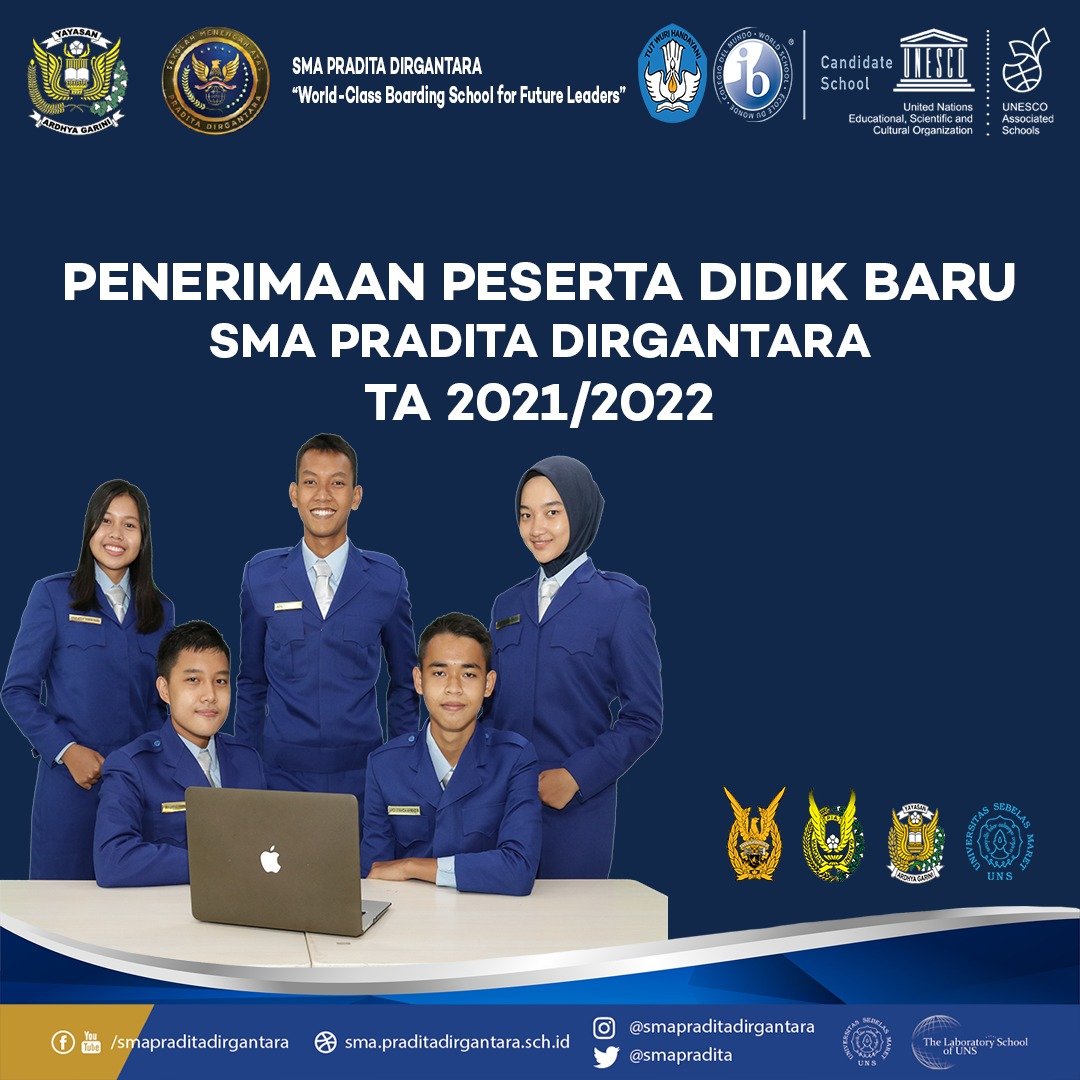 SMA Pradita Dirgantara Buka Pendaftaran Siswa Baru Tahun Ajaran 2021/2022