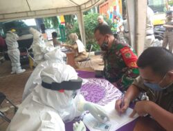 Danramil 05/KJ Kapten Cpl R Edy Moerdoko Ikut Swab Test Covid-19