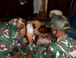 Prajurit Yonif MR 413 Kostrad Bantu Persalinan Warga di Perbatasan RI-PNG
