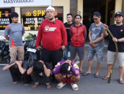 Tim Jawara Street Crime Polres Cilegon Tangkap Tiga Remaja Mau Tawuran