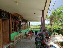 Satgas Yonif 126/KC Bersihkan Gereja Jelang Pentabisan Imamat