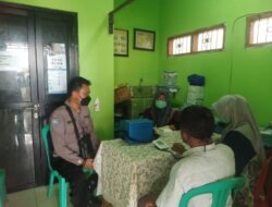 Polsek Serang dan Satgas Covid-19 Laksanakan Vaksinasi Massal