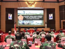 Kasum TNI Pimpin Taklimat Awal Audit Kinerja Itjen TNI Periode I 2021