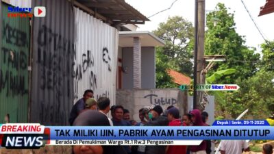 Pabrik Olahan Daging Ayam Pengasinan Dihentikan karena Bau dan Bising