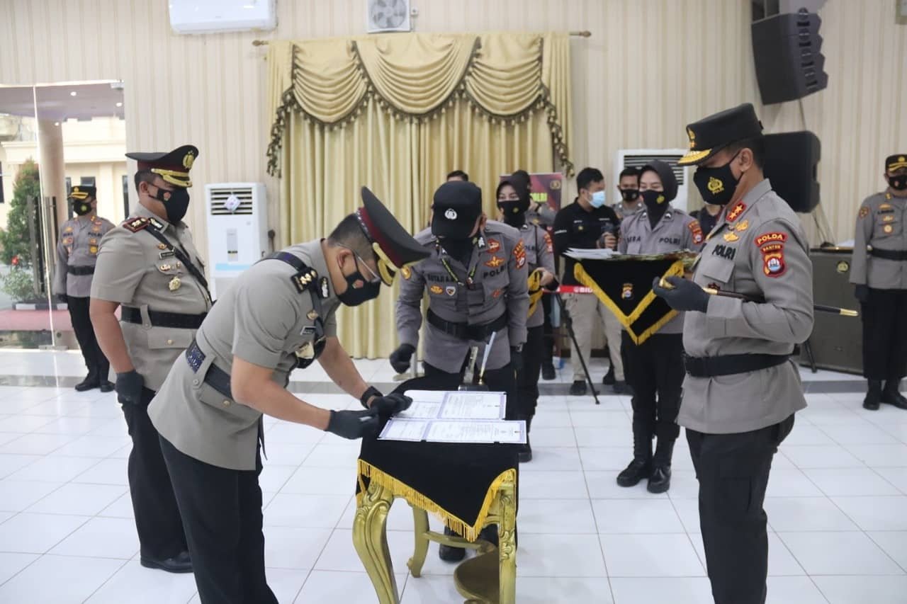 Serah Terima Jabatan Kapolres Lebak Dilaksanakan