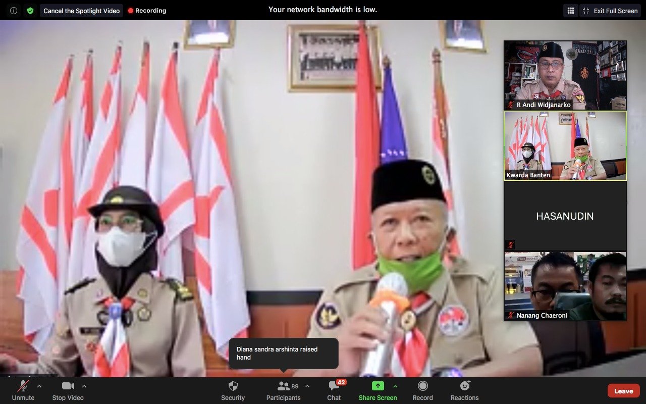 Pramuka Kwarda Banten Dorong Publikasi Kegiatan Positif dan Kreatif