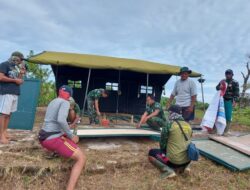 Satgas TMMD Boven Digoel Dirikan Posko Terpadu Dukung Operasional