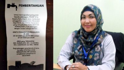 PDAM Tirta Asasta Hentikan Sementara Pasokan Air Selama 24 Jam untuk Perbaikan