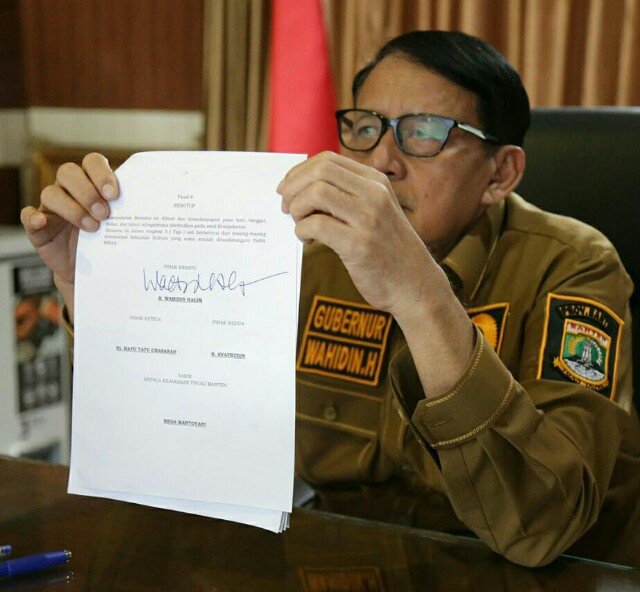 Gubernur Banten Serahkan Pengelolaan Kawasan Banten Lama ke Kabupaten/Kota