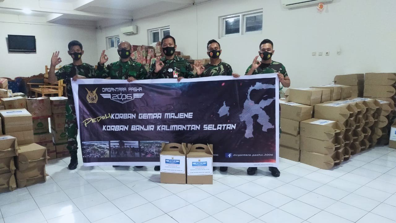 Alumni AAU 2006 Kirim 1,8 Ton Bantuan untuk Korban Bencana Sulbar dan Kalsel