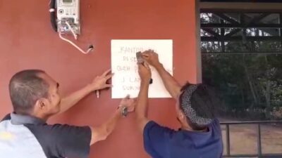 Pemilik Tanah Segel Kantor Pemasaran PT Buana Barokah Lestari karena Merasa Dibohongi