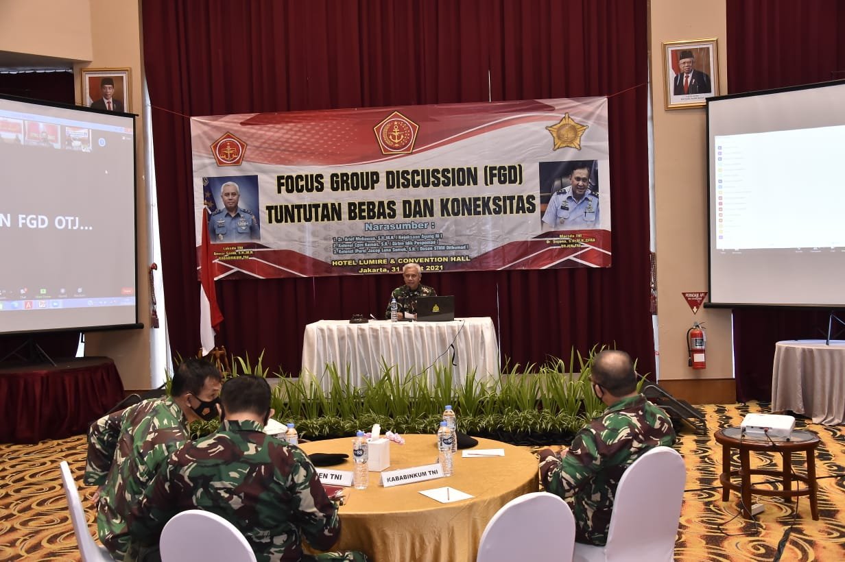 Otjen TNI Fasilitasi FGD soal Tuntutan Bebas dan Koneksitas