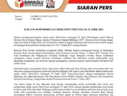 Hak Jawab Bawaslu Kota Serang terhadap Pemberitaan Siber.news