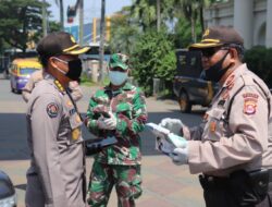 Kabid Humas Polda Banten Tinjau Pelaksanaan PSBB di Tangerang