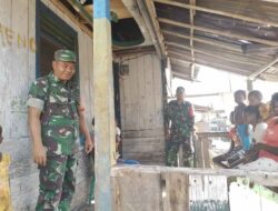 Babinsa Koramil 1710-01/Kokonao Komsos Rutin Bina Kekompakan dan Kemanunggalan