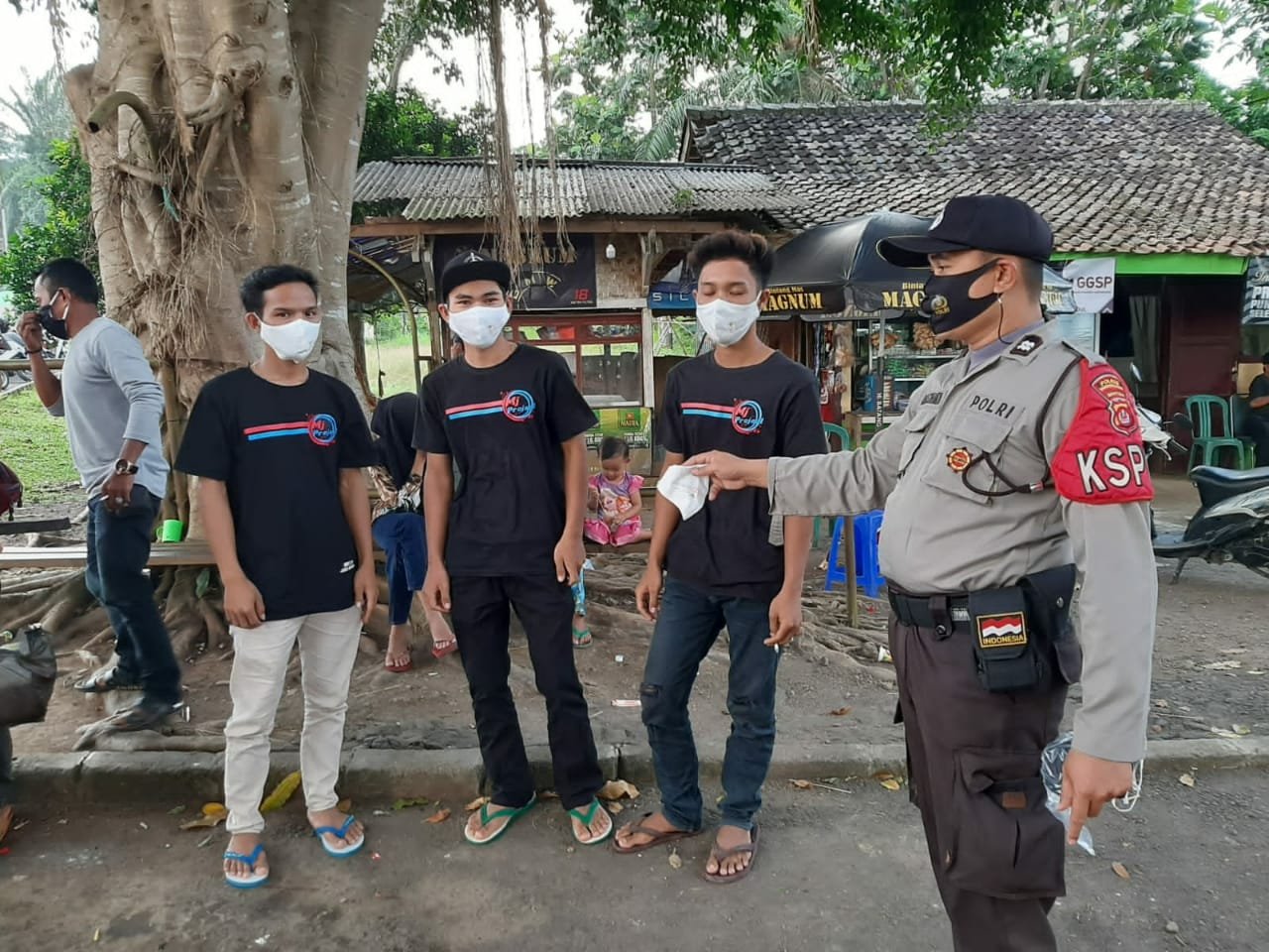 KA SPKT Polsek Pandeglang Gelar Operasi Yustisi Bersama Polres