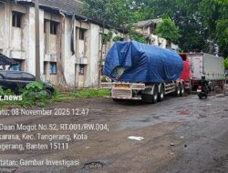 Mobil Tangki Pertamina di Polres Tangerang Kota Disorot Warga karena Tertutup Terpal Biru