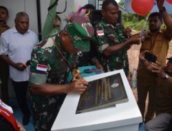 Pangdam XVII/Cenderawasih Resmikan Gereja di Perbatasan RI-PNG saat Kunjungan Kerja Merauke