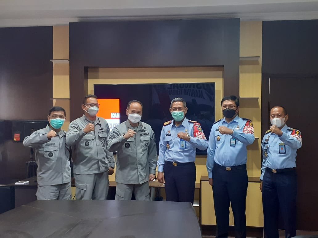 Kazona Tengah Bakamla RI Terima Kunjungan Kepala Kemenkumham Sulut