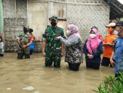 Dandim 0601/Pandeglang dan Bupati Tinjau Lokasi Banjir