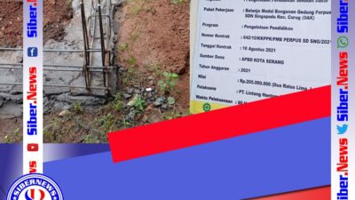 Konstruksi Bangunan Perpustakaan SDN Singapadu Dipertanyakan