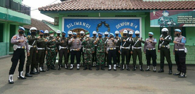 Razia Gabungan Denpom III/4 Serang dalam Ops Gaktib Waspada Wira Kujang 2022