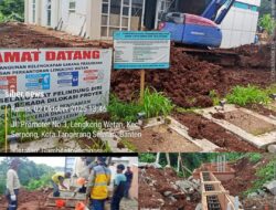 Proyek di Samping Kantor CKTR Tangsel Diduga Dikerjakan Tak Sesuai Spek