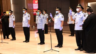 Yasonna Lantik 5 Pimti Pratama: Jaga Integritas, Jangan Mainkan Kewenangan