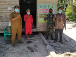 Babinsa Koramil 1208-04/Jawai Cek Posko PPKM