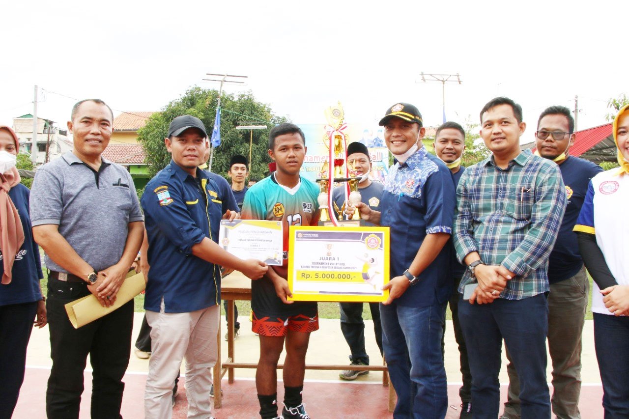 Karang Taruna Serang Gelar Turnamen Voli Cari Bibit Atlet