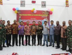 Satgas Yonif Raider 142/KJ Rayakan Natal Bersama Masyarakat di Polres Yalimo