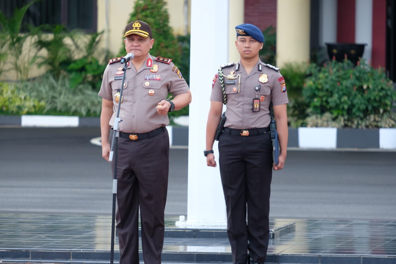 Kapolda Banten Pimpin Apel Pagi Perdana Tekankan Pentingnya Kamtibmas
