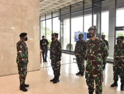 Panglima TNI Terima Laporan Kenaikan Pangkat 23 Perwira Tinggi